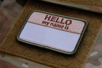 HELLO MY NAMES IS... Morale Patch - Multicam