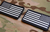 US Flag PVC Morale Patch Set - Urban