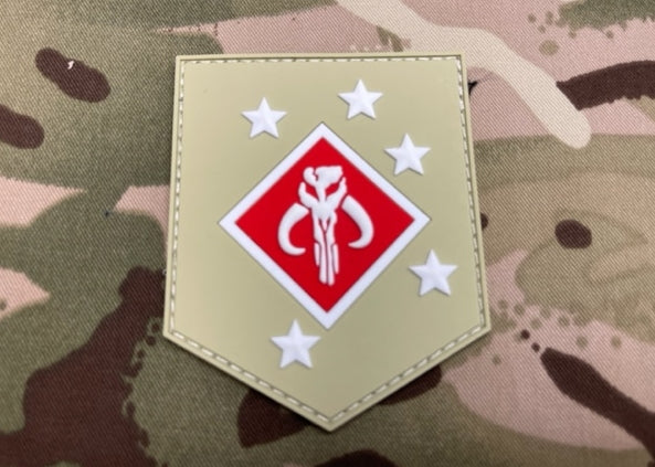Mandalorian Raider 3D PVC Morale Patch