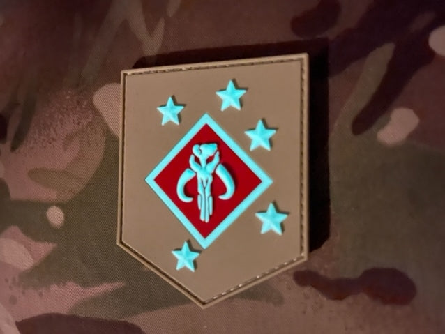 Mandalorian Raider 3D PVC Morale Patch