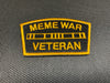 MEME WAR VETERAN MEDAL RACK Morale Patch