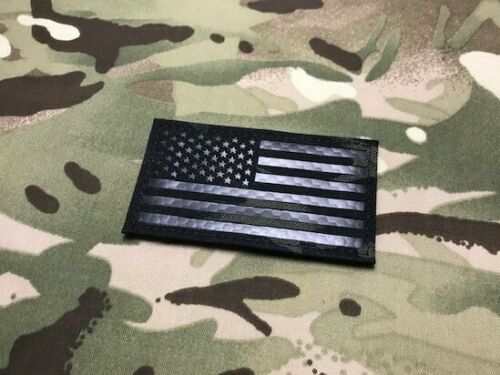 Infrared Multicam Black IR US Flag Patch US Army SF Green Beret CAG Forward