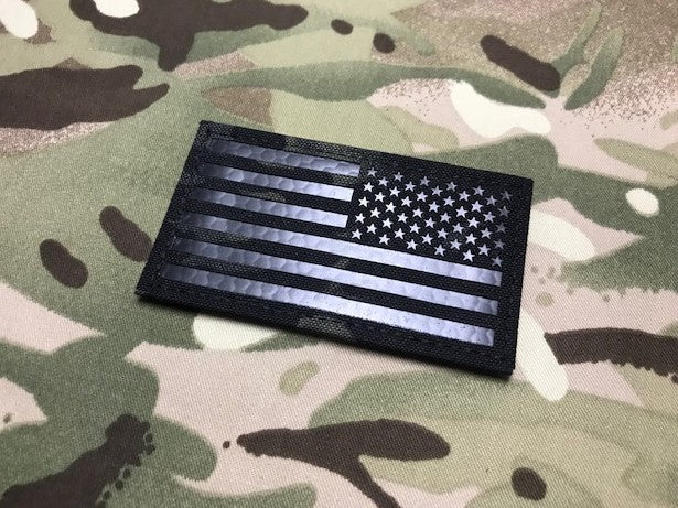 Infrared Multicam Black IR US Flag Patch US Army SF Green Beret CAG RE ...