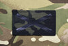Saltire V1 Infrared Call Sign Patch Multicam Black Scotland Alabama St Andrew