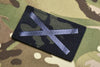 Saltire V1 Infrared Call Sign Patch Multicam Black Scotland Alabama St Andrew