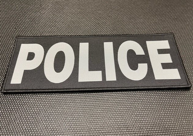 Police Back Patch 9x3