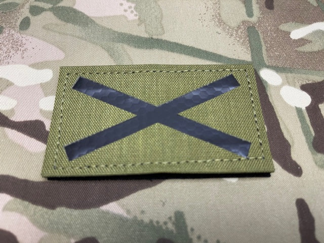 Saltire V1 Infrared Call Sign Patch Khaki Scotland Alabama St Andrew ...