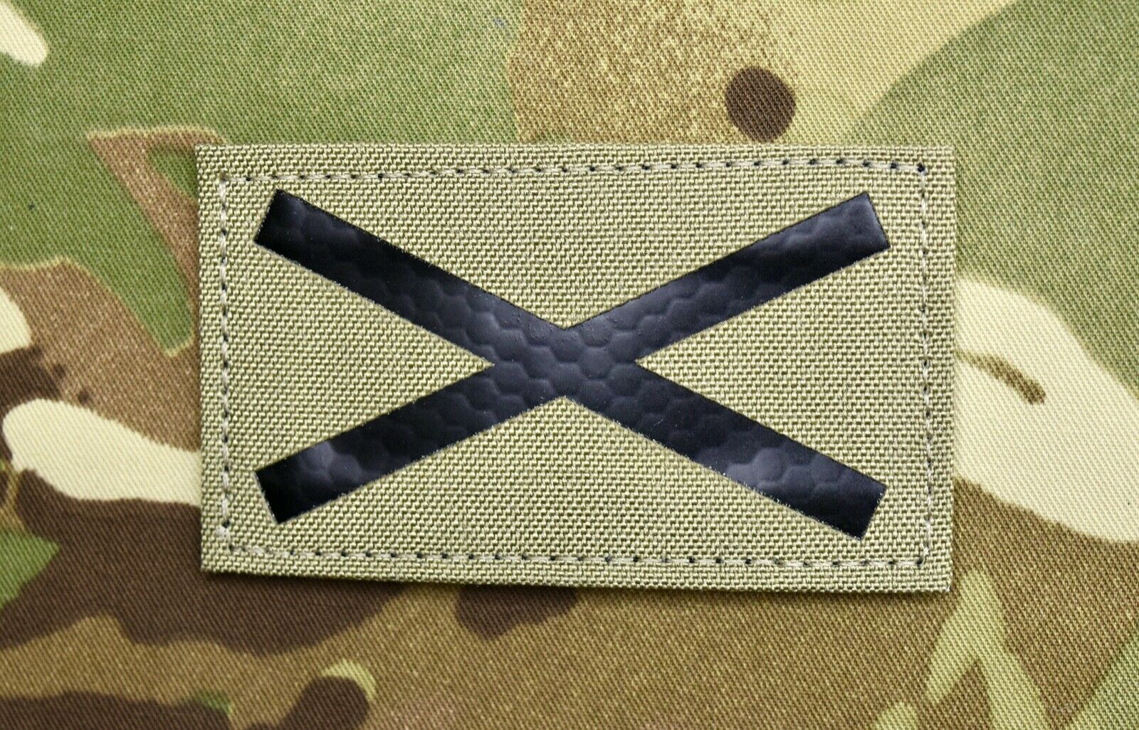 Saltire V1 Infrared Call Sign Patch Khaki Tan/Desert Scotland Alabama ...
