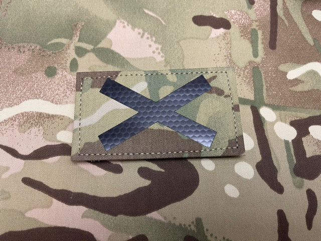 Saltire V2 Infrared Call Sign Patch Multicam Scotland Alabama AL St Andrew