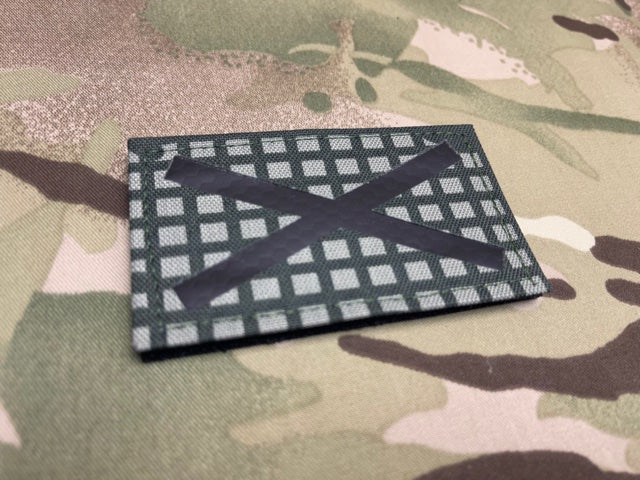 Saltire V1 Infrared Call Sign Patch Night Desert Scotland Alabama AL St Andrew