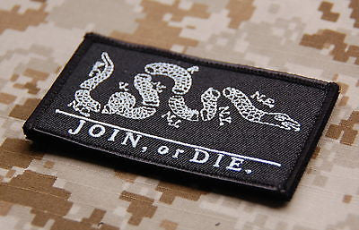 JOIN or DIE Morale Patch - Black