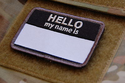 HELLO MY NAMES IS... Morale Patch - SWAT
