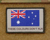 Australia These Colours Don't Run Morale Patch