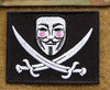 V For Vendetta Calico Morale Patch