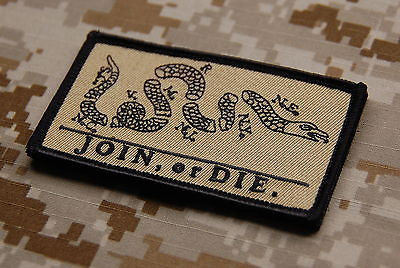 JOIN or DIE Patch - Tan