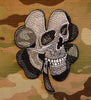 Clover Skull Morale Patch - Black
