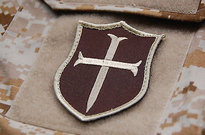 Crusader Shield Morale Patch - Arid