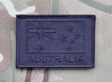 Covert Black Australian Flag Patch
