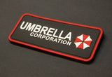 PVC Rubber Resident Evil Umbrella Corporation Uniform Patch Hook Fastener