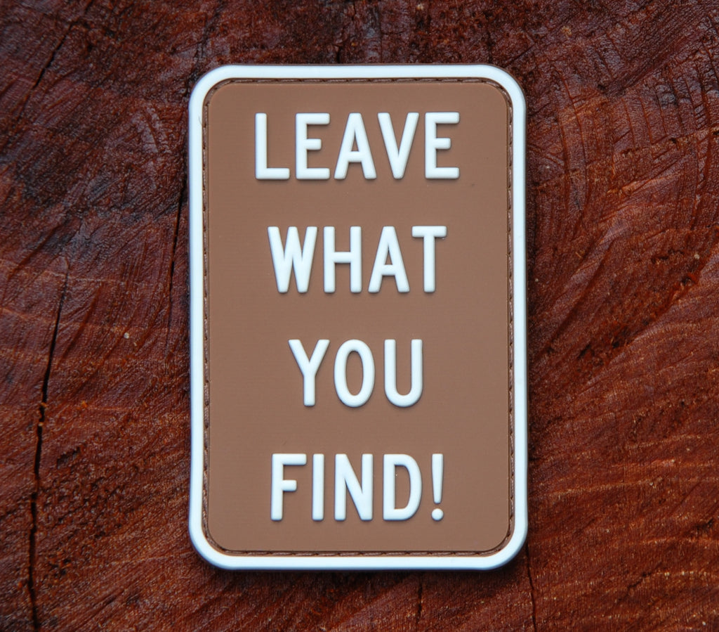 Campground Signs 3D PVC Morale Patch Set