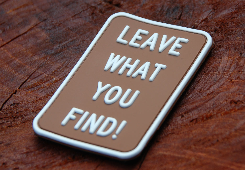 Campground Signs 3D PVC Morale Patch Set