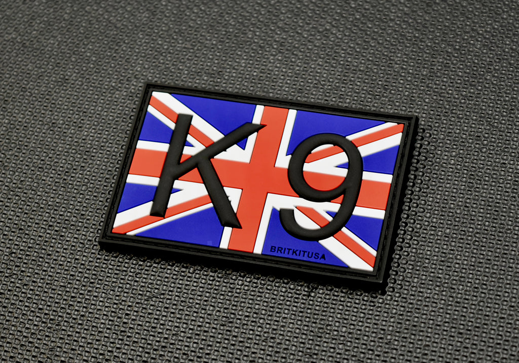 K9 UK Flag 3D PVC Morale Patch - Full Colour