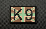 K9 UK Flag 3D PVC Morale Patch - Multicam