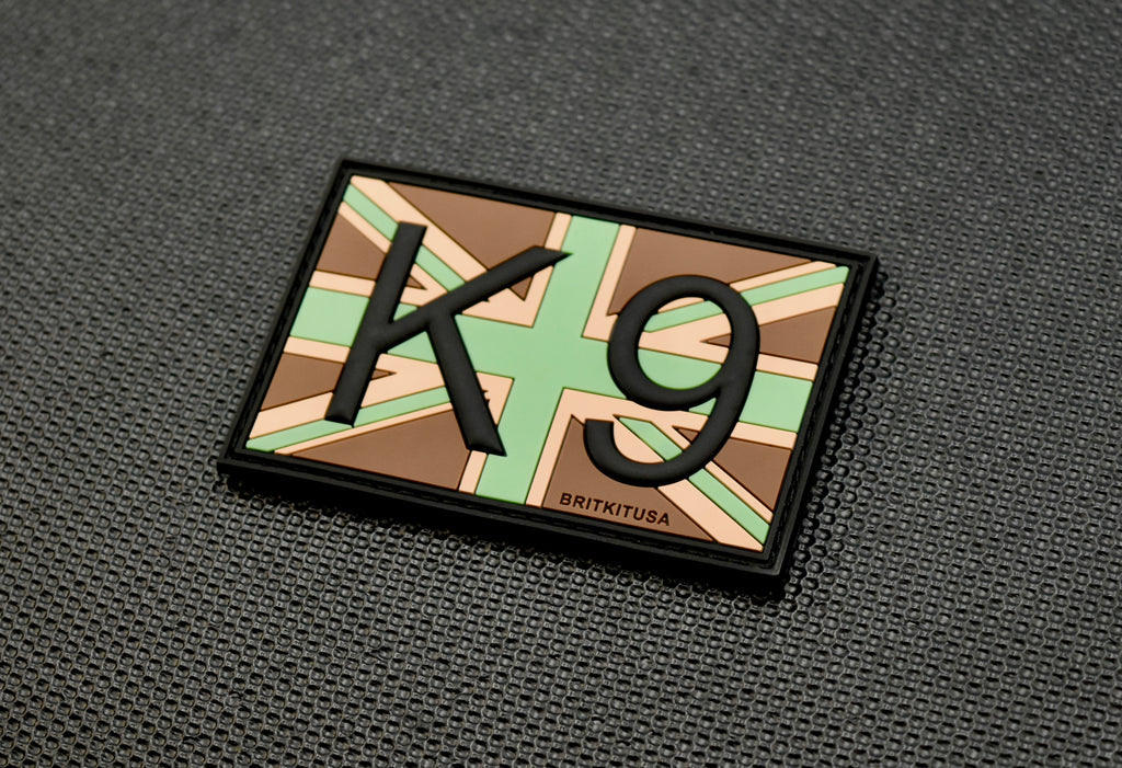 K9 UK Flag 3D PVC Morale Patch - Multicam