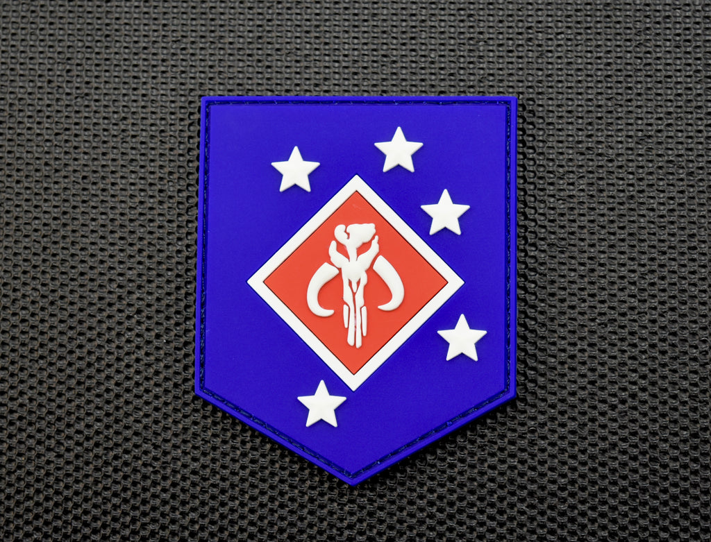 Mandalorian Raider 3D PVC Morale Patch