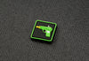 Enhanced Emoji Water Pistol 3D PVC Ranger Eye Morale Patch