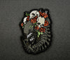 Premium Embroidered Alien Skulls & Roses Morale Patch