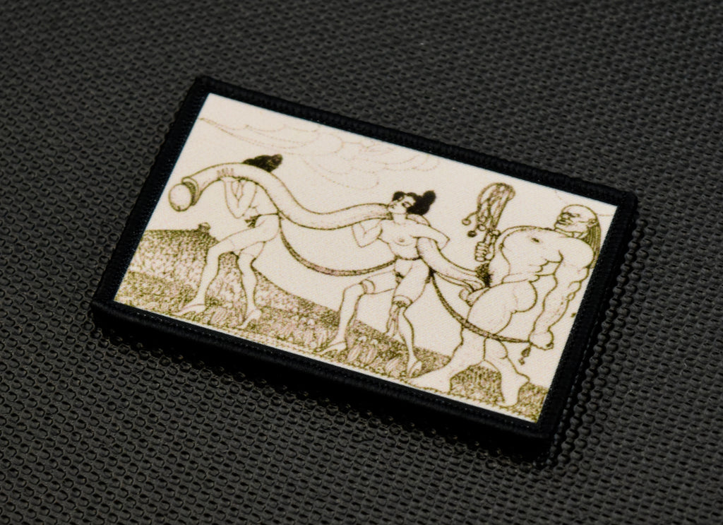 Long Dong Sublimated Dye Printed Morale Patch