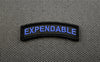 Thin Blue Line EXPENDABLE Morale Rocker Patch