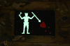 Large Blackbeard Luminescent Laser Cut Morale Patch