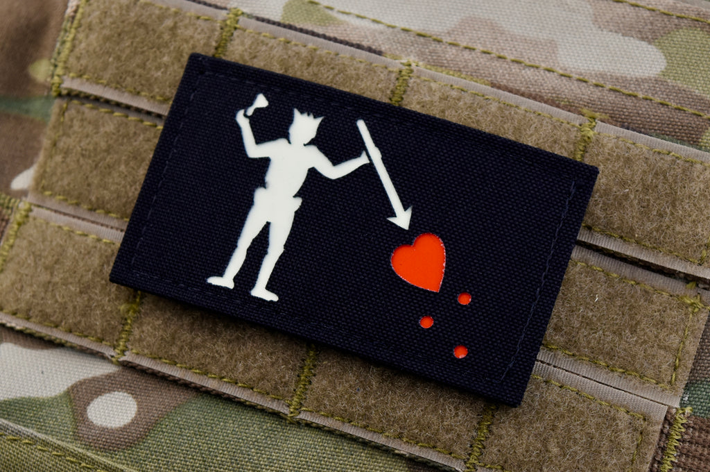 Blackbeard Luminescent Laser Cut Morale Patch