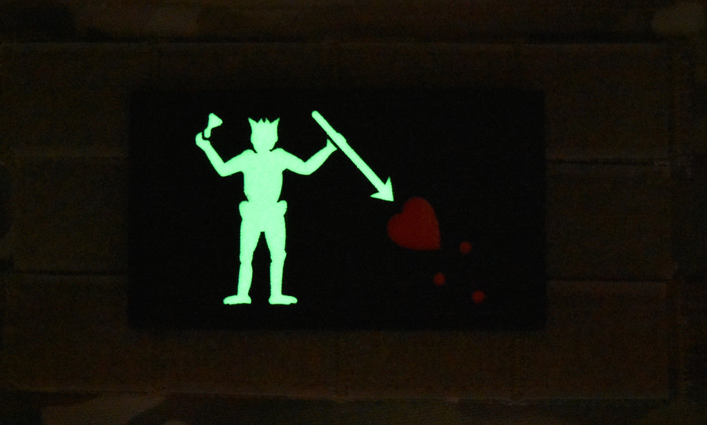 Blackbeard Luminescent Laser Cut Morale Patch