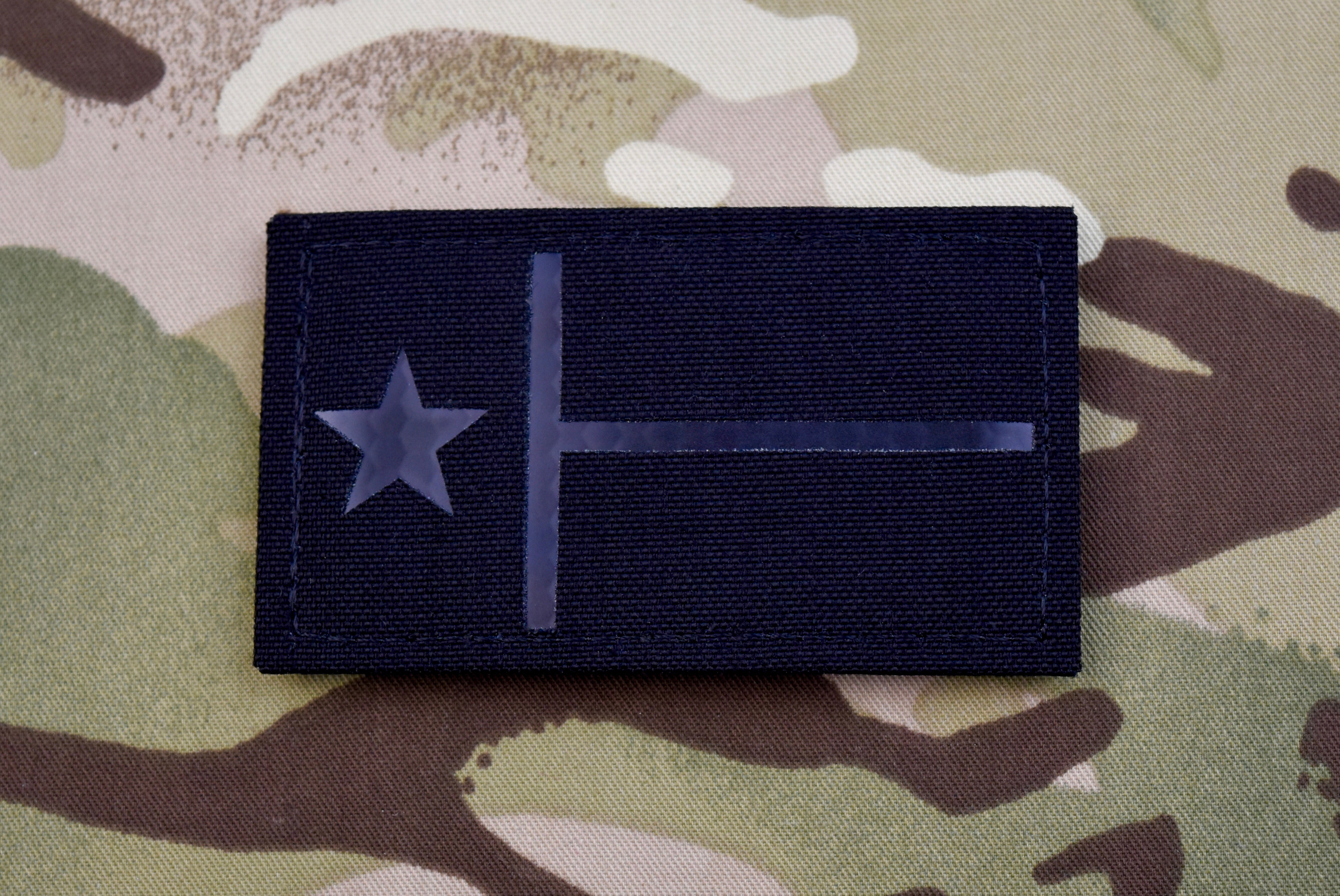Texas State Flag Blackout Infrared Call Sign Patch – BritKitUSA