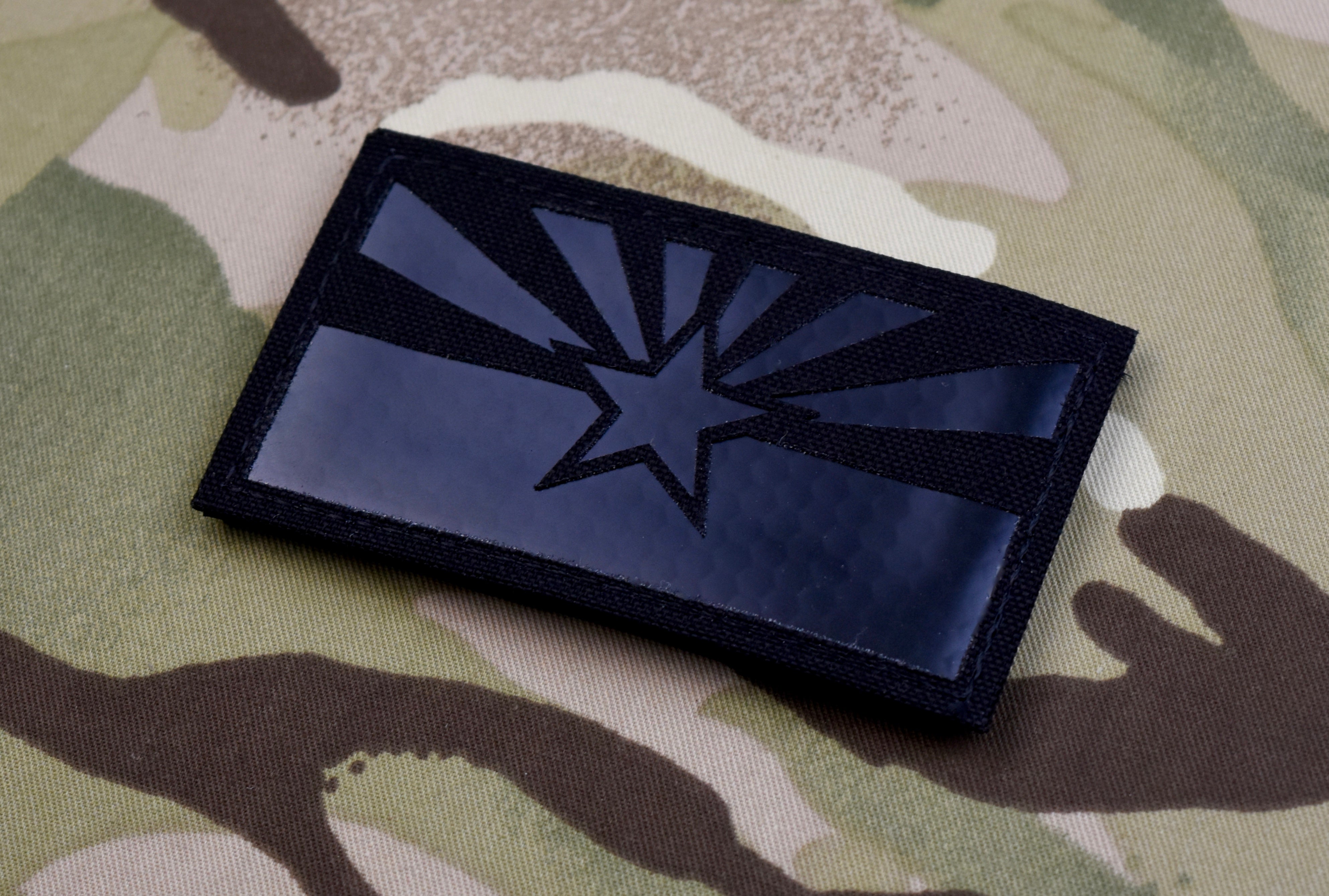 Arizona State Flag Infrared Blackout Call Sign Patch – BritKitUSA
