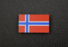 Mini Infrared SOLAS Reflective Norway Flag Patch