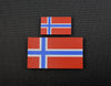 SOLAS Norway Flag Patch Set