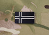 Infrared Norway Flag Patch Set; Standard & Mini
