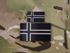 Infrared Norway Flag Patch Set; Standard & Mini