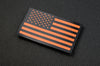 Infrared US Flag Patch - Black & Orange / Search & Rescue