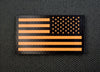 Infrared Reverse US Flag Patch - Black & Orange / Search & Rescue