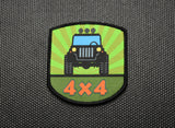 4x4 Jeep Woven Morale Patch