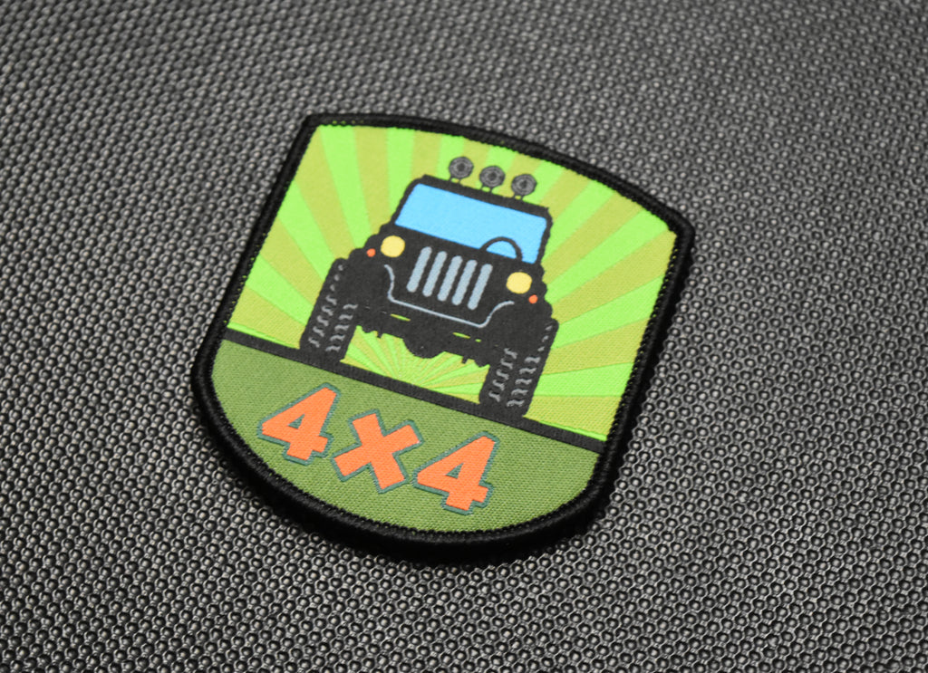 4x4 Jeep Woven Morale Patch