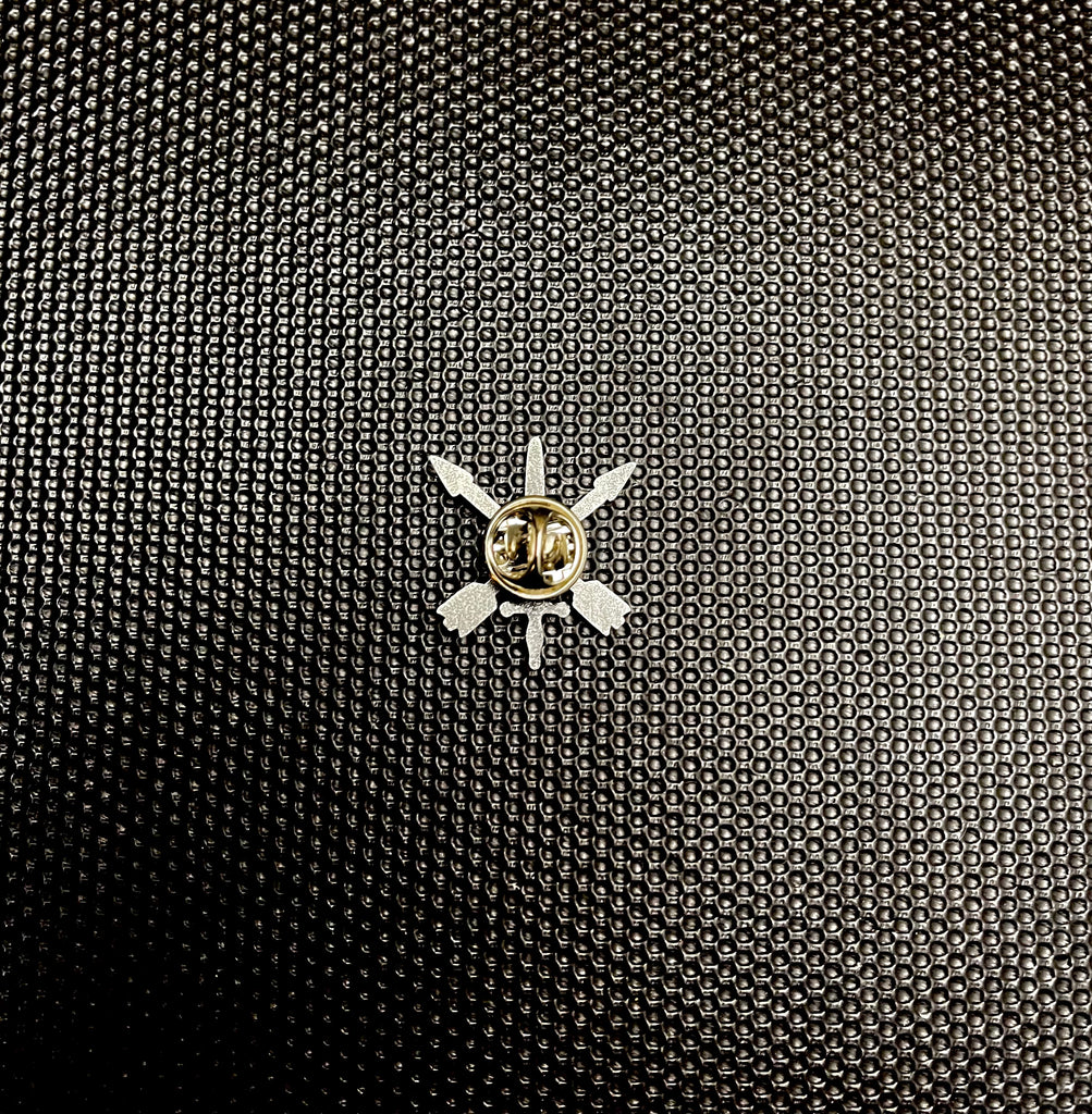 Nous Defions Pewter Lapel Pin