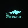 ALL LIVES SPLATTER 3D PVC Morale Patch Set